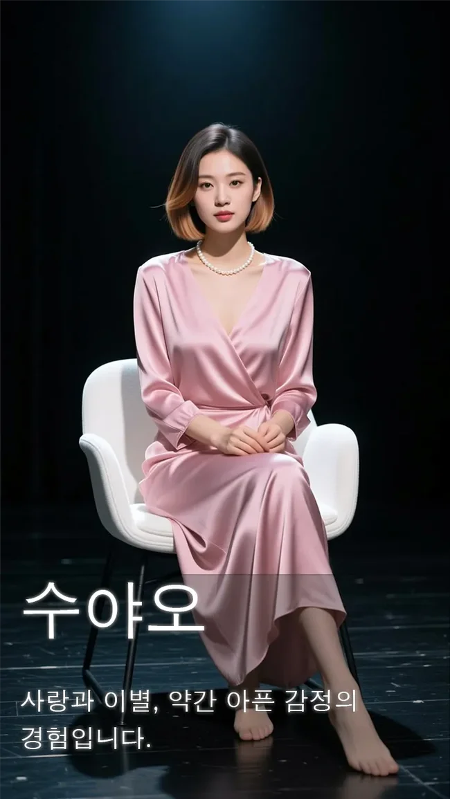 사랑과 이별, 약간 아픈 감정의 경험입니다.